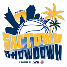 2026 Boys SacTown Showdown powered by JVA & AAU Logo
